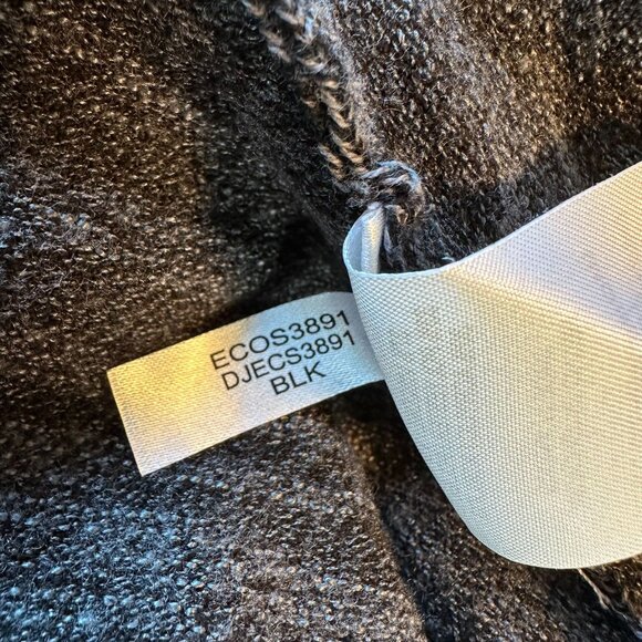 DKNY Jeans Womens Charcoal Knit Dolman Sleeve Sweater M Viscose Blend - Picture 9 of 10